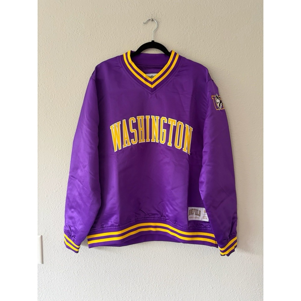Washington‎ Homefield Apparel Pullover Jacket Purple Size Large